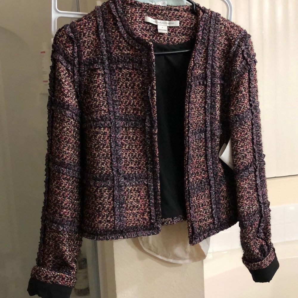 Diane vonFurstenberg Tweed blazer